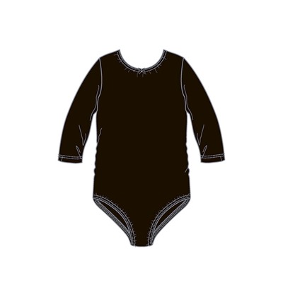 Боди трикотажное спортивного назначения для девочек