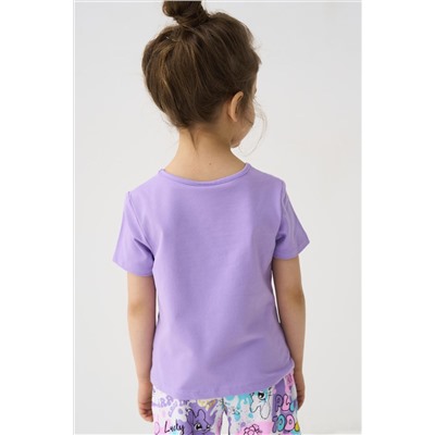 Фуфайка трикотажная для девочек (футболка) PLAYTODAY, 1240030