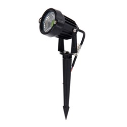 Светильник светодиодный грунтовый, 7 Вт, 630 лм, IP65, 220 В, зелёное свечение