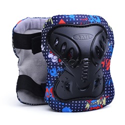 Комплект защиты для катания (цвет черный)