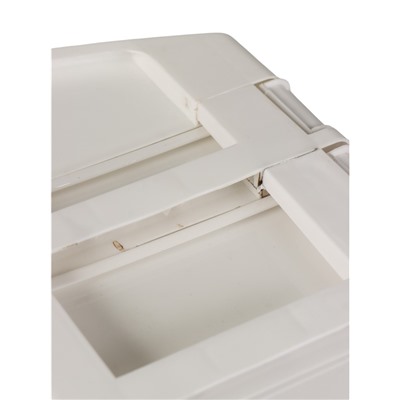 УЦЕНКА Органайзер для хранения, 8 секций, 2 ящика, 25×16.5×20 см, белый