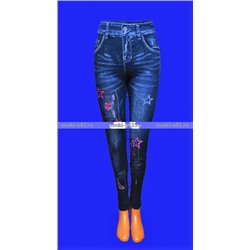 3 штуки - Лосины женские, подростковые внутри с мехом джинс