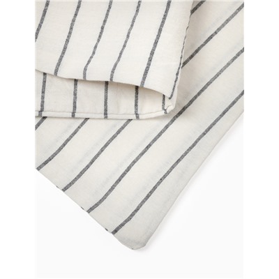 Пододеяльник 1.5-спальный «Этель» White stripes, 150×220 см, жатый хлопок