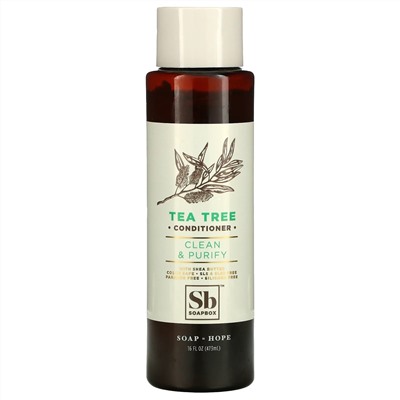 Soapbox, Tea Tree Conditioner, Clean & Purify , 16 fl oz (473 ml)