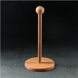 Держатель для кухонных бумажных полотенец Доляна, 13×25 см, бук, цвет и рисунок микс