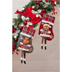 Новогодние носки для подарка 2 шт НАТАЛИ, 1223663