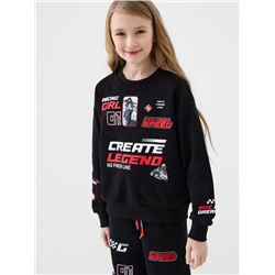 Толстовка трикотажная для девочек