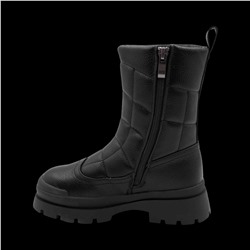 Сапоги на меху GW17-1 черные п/п