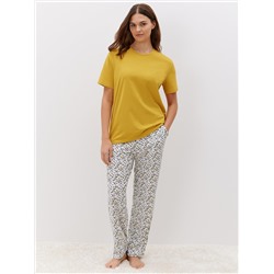 Omsa Пижама OmD 0226D CONFETTI Пижама жен. (Футболка+Брюки прямые), СО