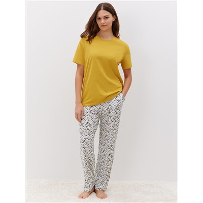 Omsa Пижама OmD 0226D CONFETTI Пижама жен. (Футболка+Брюки прямые), СО