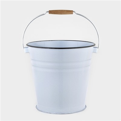 УЦЕНКА Ведро эмалированное, 12 л, без крышки, цвет МИКС
