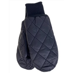 Зимние женские варежки с подкладом из искусственного меха, цвет черный