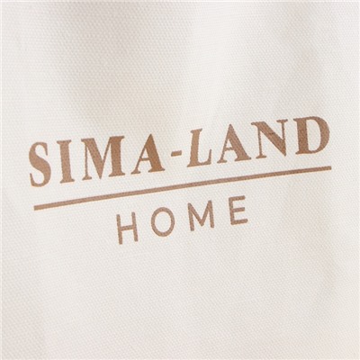 Сумка шоппер SL Home, 52×72 см, белая
