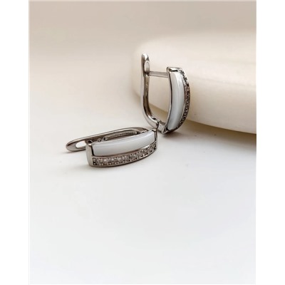 Серьги с керамикой