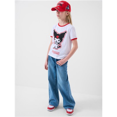 Фуфайка трикотажная для девочек (футболка)