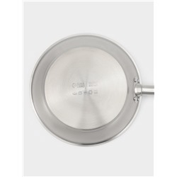 Сковорода Hanna Knövell, d=30 см, h=6 см, толщина стенки 0.6 мм, индукция, дно al+fe+al, нержавеющая сталь