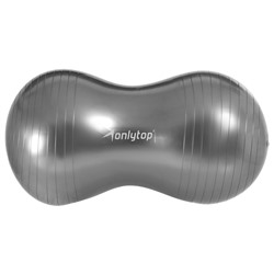 Фитбол овальный ONLYTOP, 900 г, цвета МИКС