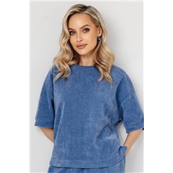 Блузка женская  4482В/02/Джинсовый