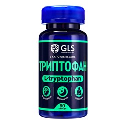 Триптофан для спокойствия и улучшения настроения GLS Pharmaceuticals, 90 капсул по 250 мг