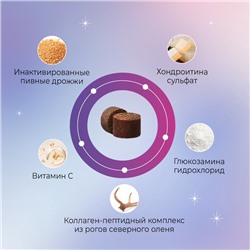 Favet Функциональное лакомство PetPantel Soft Chews для мышц и суставов для собак, 120 г