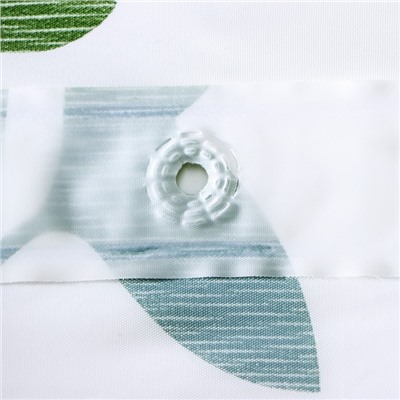 Штора для ванны Доляна «Вьюнок», 180×180 см, EVA