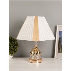 Лампа настольная «Элеонора» 1×40 Вт Е27+подсветка, 27×27×45 см, золото