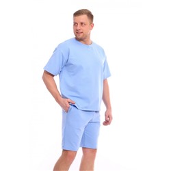 Комплект с шортами Бриз 27 (Голубой)