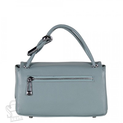 Сумка женская кожаная 8062Q turquoise Polina&Eiterou