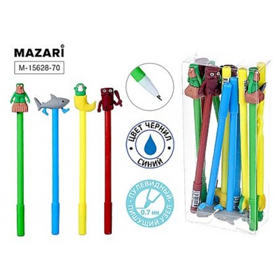 Ручка шариковая "ИТАЛ.МЕМ" 0.7мм синяя M-15628-70 Mazari