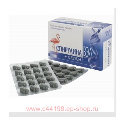 СПИРУЛИНА ВЭЛ+СЕЛЕН N120 ТАБЛ