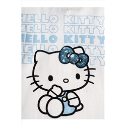 Комплект трикотажный для девочек: фуфайка (футболка), шорты PLAYTODAY, 1240135