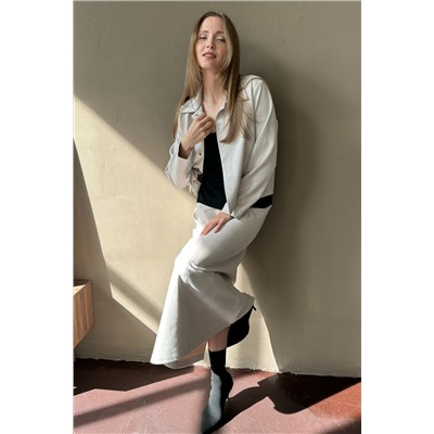 Жакет эко-замша  BASE101/01/Бежевый