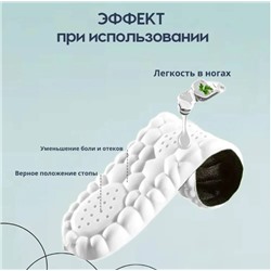 Стельки для обуви ,EPE-пена ,дышащие,массажные,универсальные р-р 35-40. 1пара