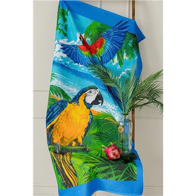 Натали Полотенце Полотенце банное Попугаи