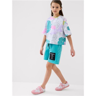 Шорты трикотажные для девочек