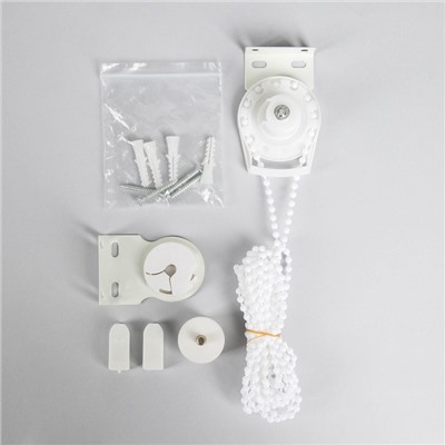 Штора рулонная 3D «Тэнз», 60×200 см (с учётом креплений 3.5 см), блэкаут