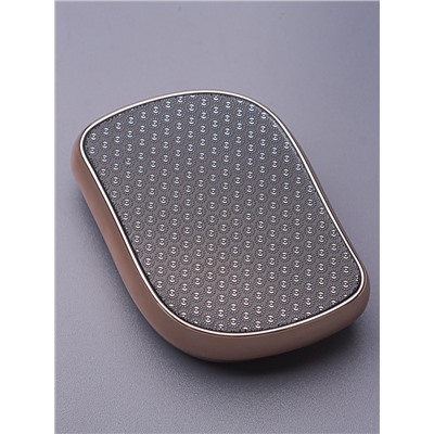 Стеклянная нано-пилка для пяток, 9×6.5×3 см, в картонной коробке, цвет золотистый