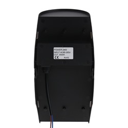 Светильник фасадный «Лайтвей», 24 Вт, 3000K, IP65, 220 В, пластиковый корпус, чёрный, свечение тёплое белое