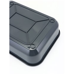 Туалет для кошек Марсель глубокий с сеткой 50×34.5×12 см (полипропилен) серый