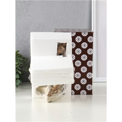 Фигура полистоун «Девушка на йоге - дыхание», под бронзу, 8×13×19 см