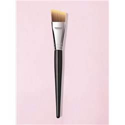 Kristaller Кисть макияжная для нанесения тона плоская скошенная, нейлон, черный, 17 см 27909