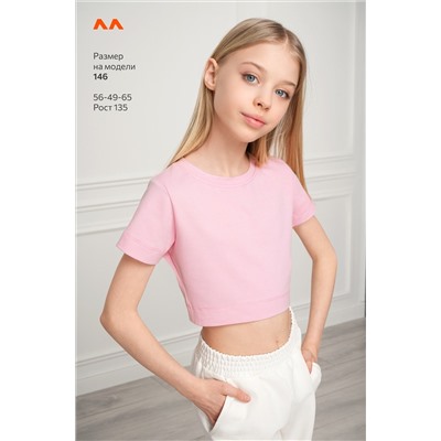Укороченная футболка для девочки Happyfox
