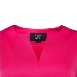 Платье с плясом мини женское MIST, размер 52-54, розовое
