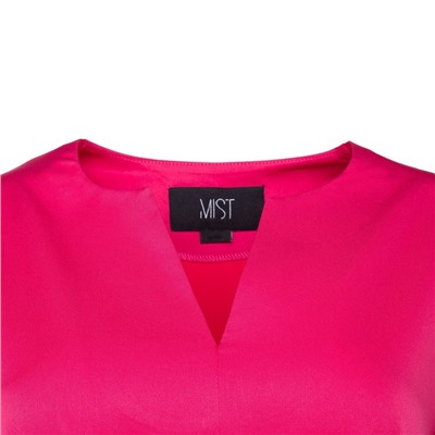 Платье с плясом мини женское MIST, размер 52-54, розовое