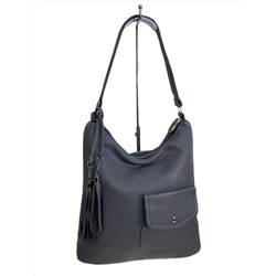 Женская сумка из искусственной кожи, цвет графит