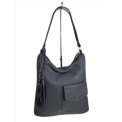 Женская сумка из искусственной кожи, цвет графит