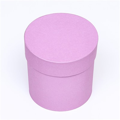 Набор круглых подарочных коробок 5 в 1 «Пудра», 20×20×20‒13.5×13.5×13.5 см