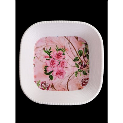 Ваза для фруктов 19,5 см / HX-HL2020 /уп 150/ новогодняя