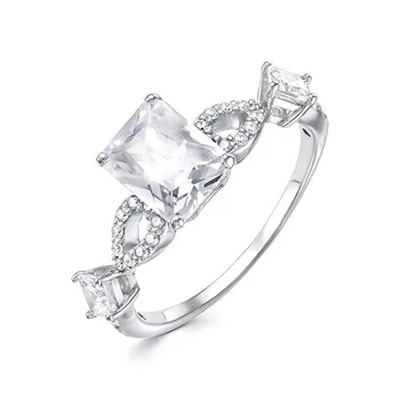 Кольцо из серебра куб.циркон., В10-0212