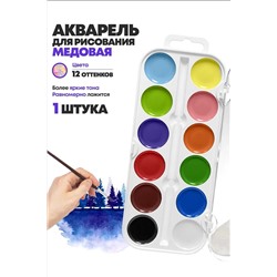 Акварель 12 цветов 60933 НАТАЛИ, 1128473